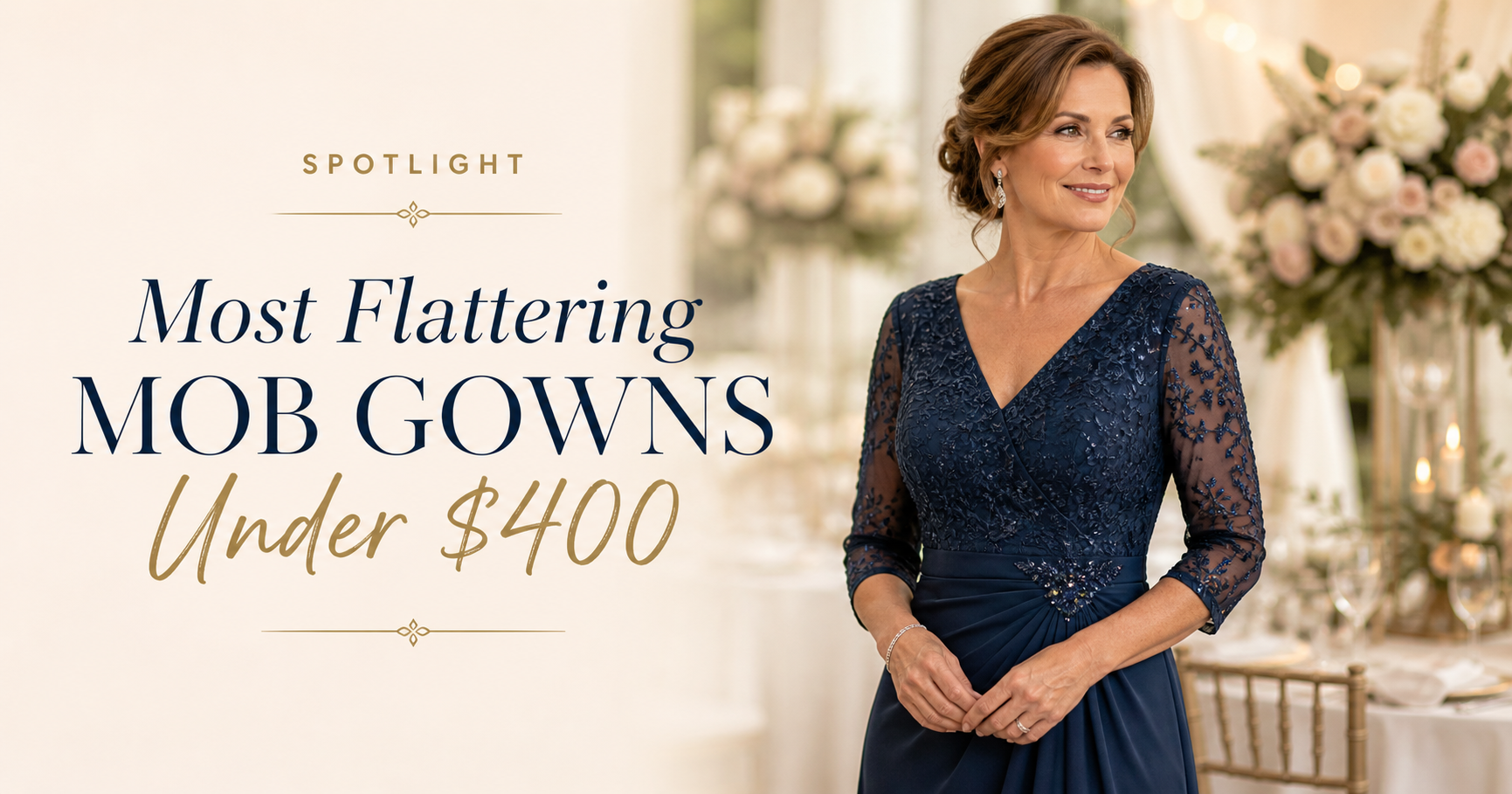 Mother of Bride Dresses Under $400: Most Flattering MOB Gowns